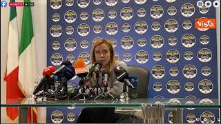 Amministrative, Meloni: "Dato astensionismo racconta crisi democrazia"