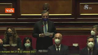 Draghi: "Grazie a tutti i cittadini che hanno scelto di vaccinarsi, in particolare i giovani"