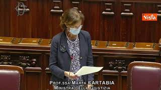 Cartabia: "69mila pene fuori carcere ma troppi vuoti organico"