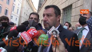 Salvini: "Centrodestra compatto è un valore aggiunto per Draghi e per il Governo"
