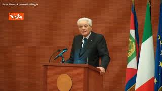 Mattarella: "Formazione delle coscienze è necessaria per combattere criminalità organizzata"