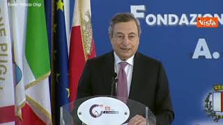Draghi: "Italia per anni si è dimenticata dei giovani, ma ora sono al centro dell'azione di Governo"