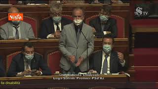 Ddl Zan, Calderoli (Lega): "Meglio fermarsi qui che fare una porcata"