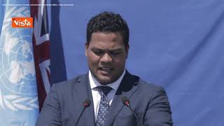 Ecco il messaggio alla Cop26 del ministro di Tuvalu direttamente dall'oceano Pacifico