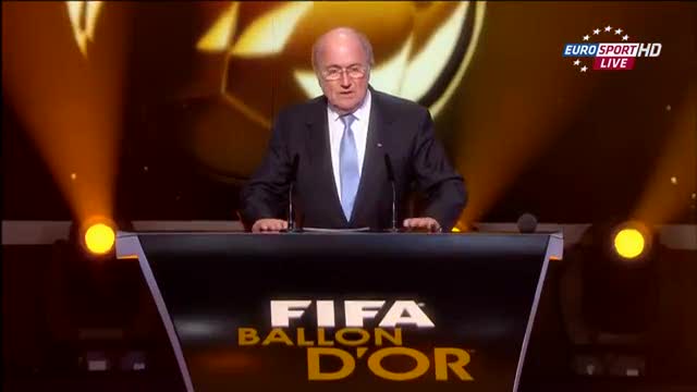 Il premio FIFA alla carriera nel 2012