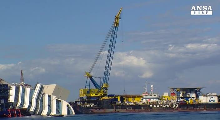 Concordia, avviate le operazioni di rotazione