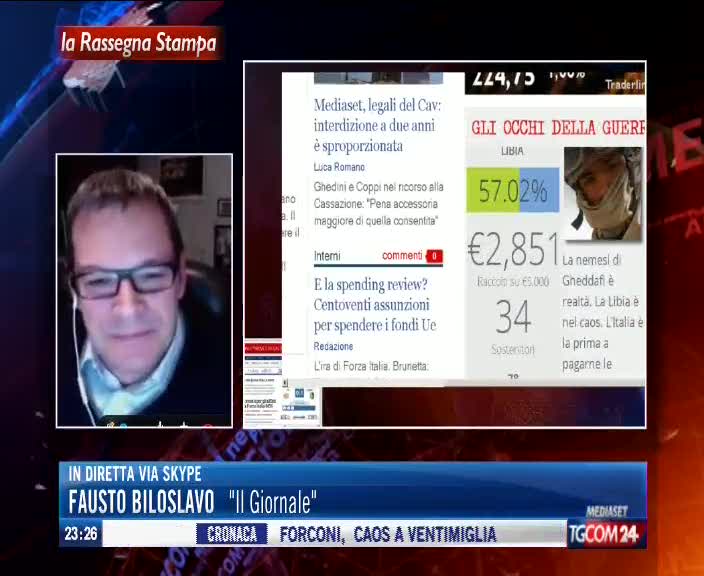 Fausto Biloslavo a Tgcom24 racconta dell'avventura de Gli Occhi della Guerra