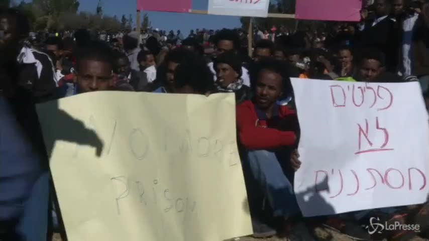 Israele, manifestanti in protesta