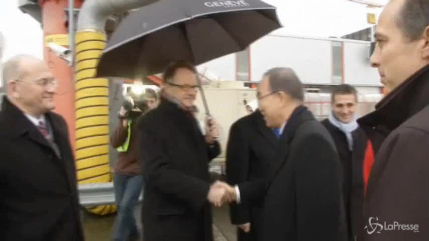 Ban-ki Moon a Ginevra per la pace in Siria