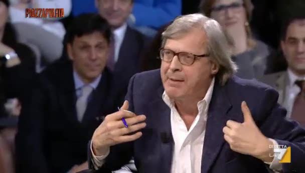 Sgarbi contro euro e maxi-stipendi ai manager pubblici