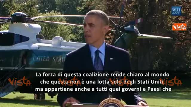 Obama: "Questa guerra non riguarda solo l'America"