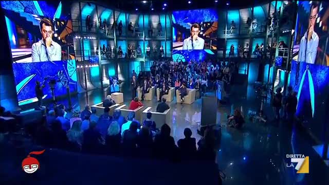 Il vaffa di Salvini a diMartedì