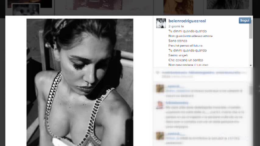 Belen in bikini travolta da onde di passione in Argentina e da polemiche su Instagram