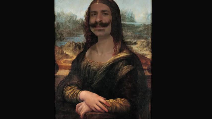 La Gioconda coi baffi di Ariele Frizzante
