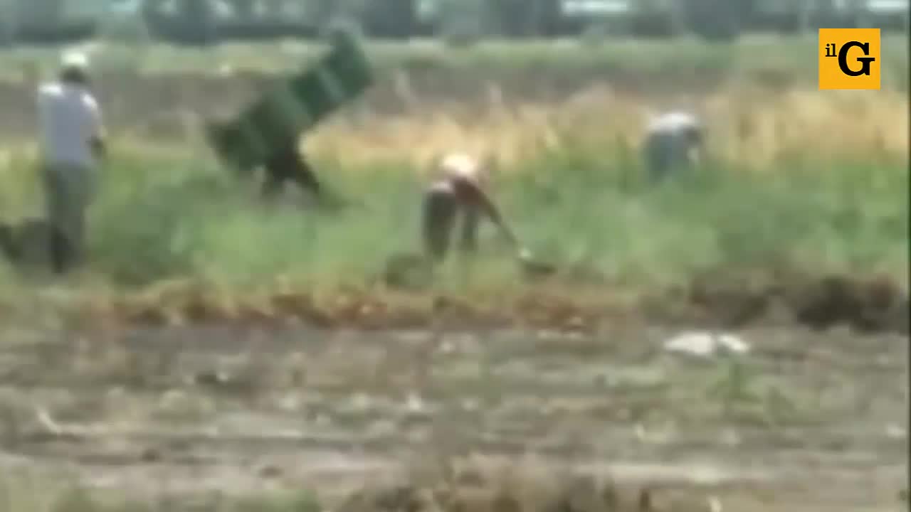 Nella baraccopoli dei braccianti africani