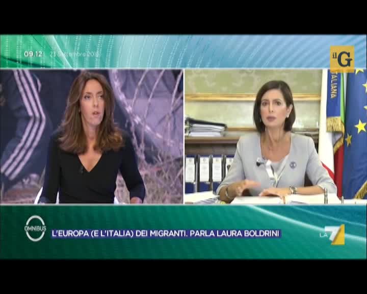 Boldrini: i migranti economici devono essere rimpatriati