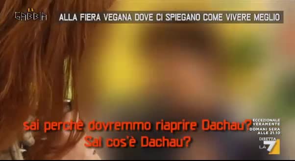 Dichiarazioni choc della vegana: "Forni nazisti per i carnivori"