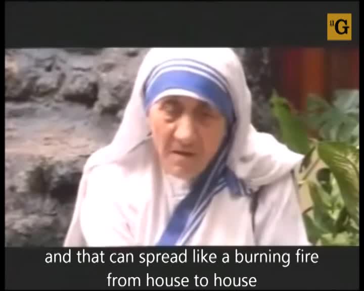 La rivoluzione dell'amore. Il corto di Madre Teresa