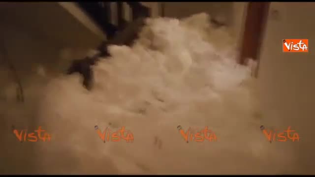 Slavina sul condominio: paura a Sestriere