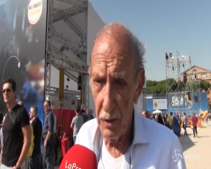 Il padre di Di Battista: “No Tav, no Tap, No Benetton”