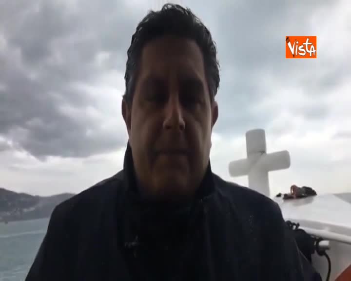 Portofino isolata, Toti dal mare: "Ecco la diga distrutta di Santa Margherita Ligure"