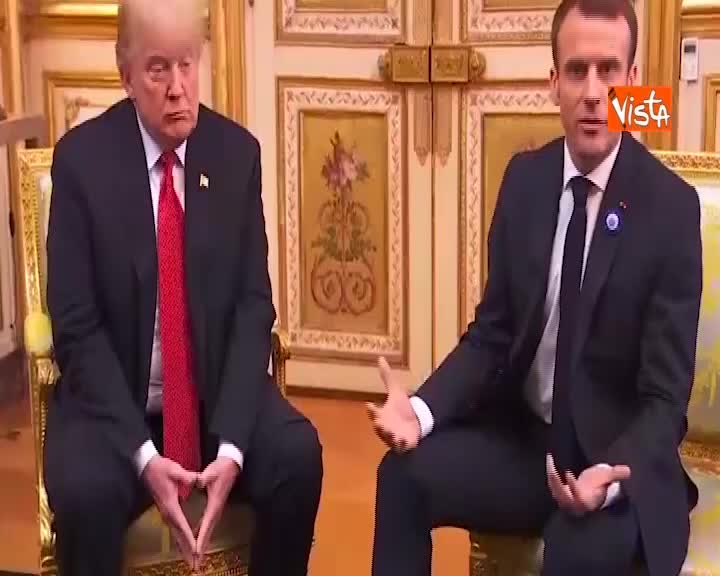 Centenario Prima guerra mondiale, Trump all’Eliseo da Macron