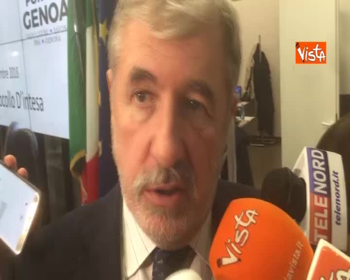 Ponte Morandi, Bucci: “Nuovo viadotto entro 2020, lavori da 12 a 15 mesi”