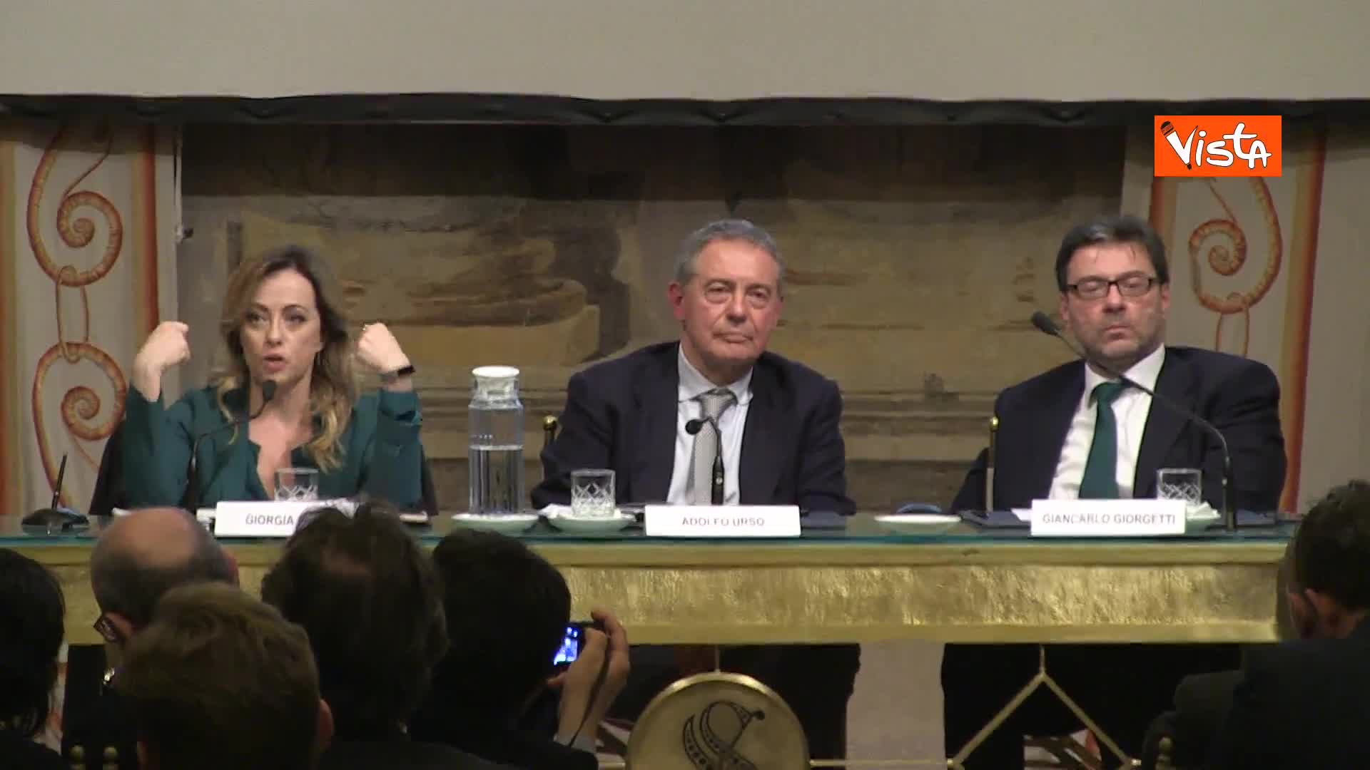 Meloni: “In Ue servono alleanze per compensare il potere della Germania”