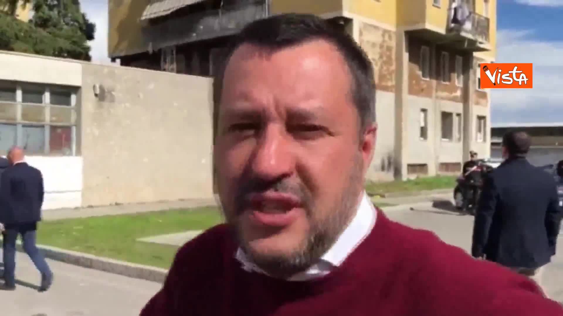 Salvini gira un video a Zingonia: “Dalle parole ai fatti”