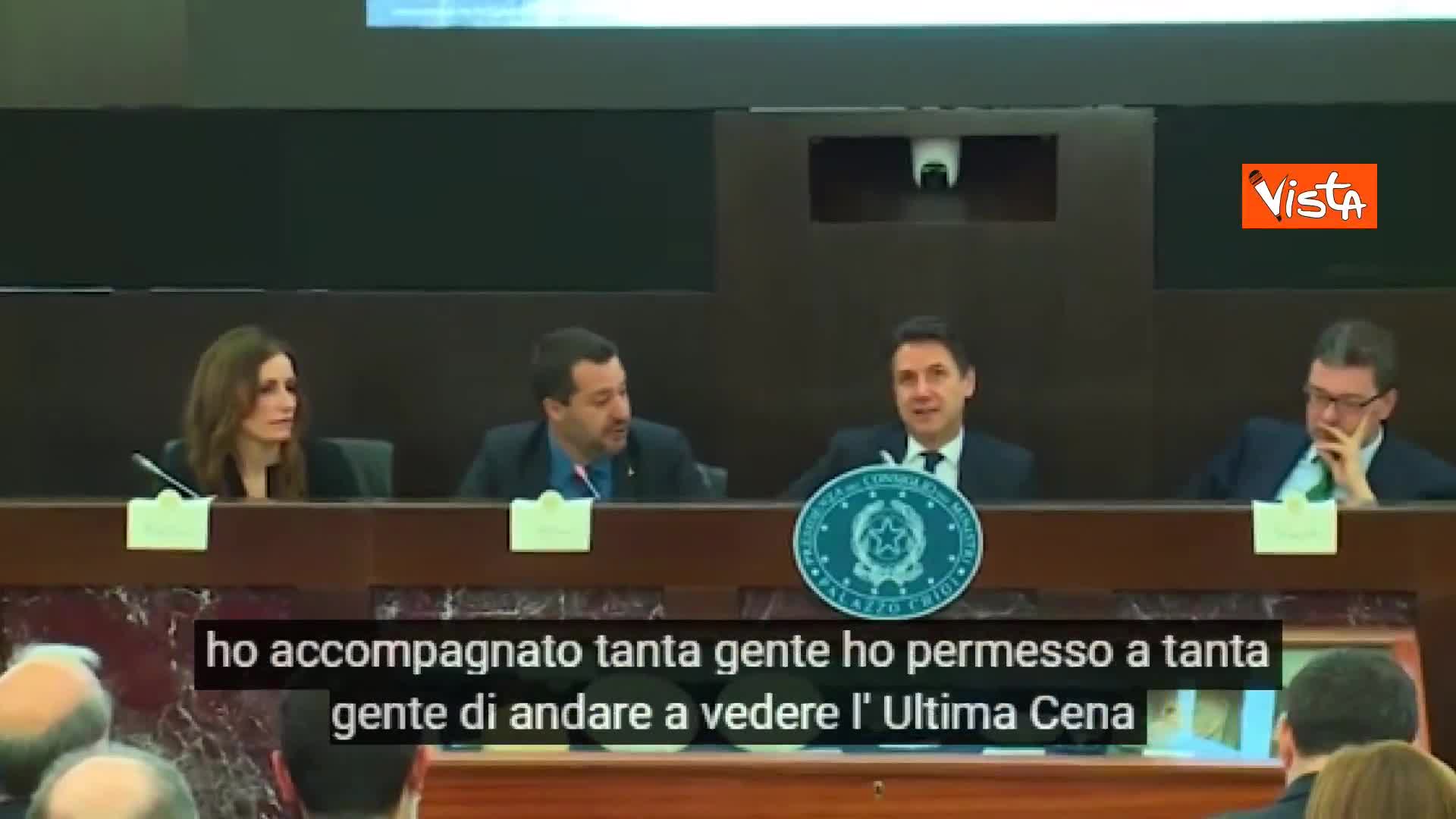 Francia, Salvini scherza: “Stiamo lavorando per riprenderci la Gioconda” – SOTTOTITOLI