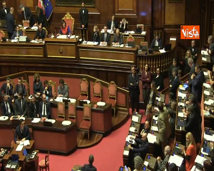 Botta e risposta fra Casellati e Marcucci Pd durante mozioni sfiducia Toninelli