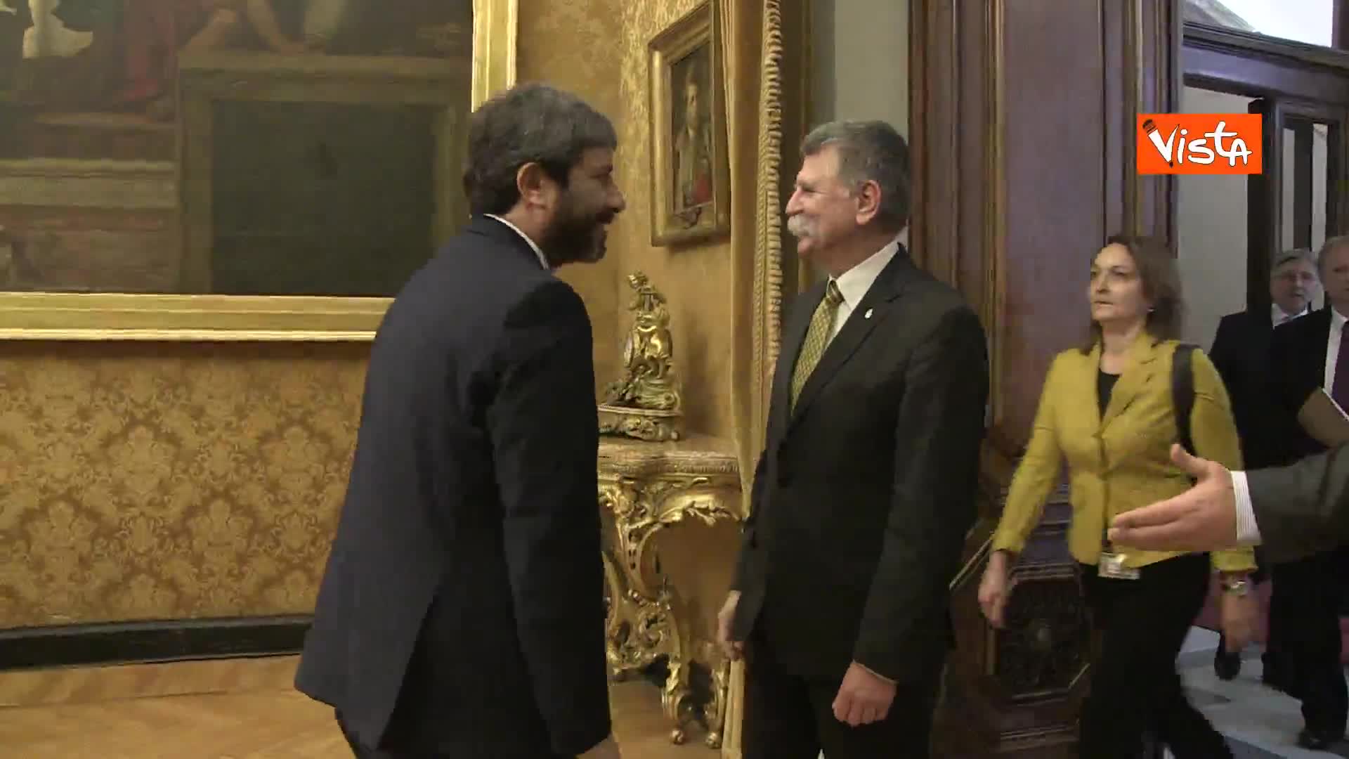 Fico incontra il presidente Assemblea Nazionale ungherese, immagini