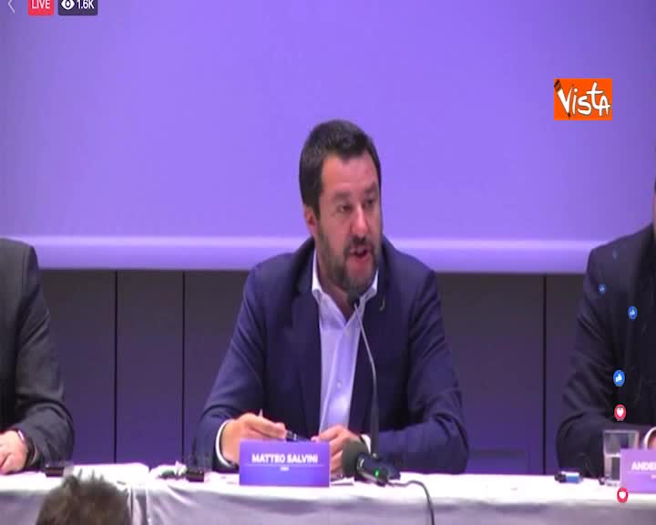 Europee, Salvini: "Alleanza guarda al futuro, insicurezza con accordo Ppe-Pse"