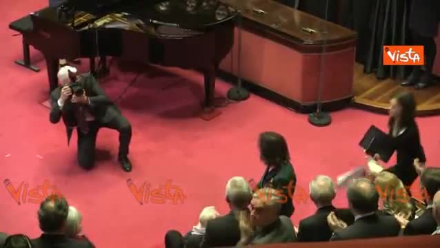 Senato e Cultura, l'applauso dell'aula del Senato per il maestro Franco Zeffirelli