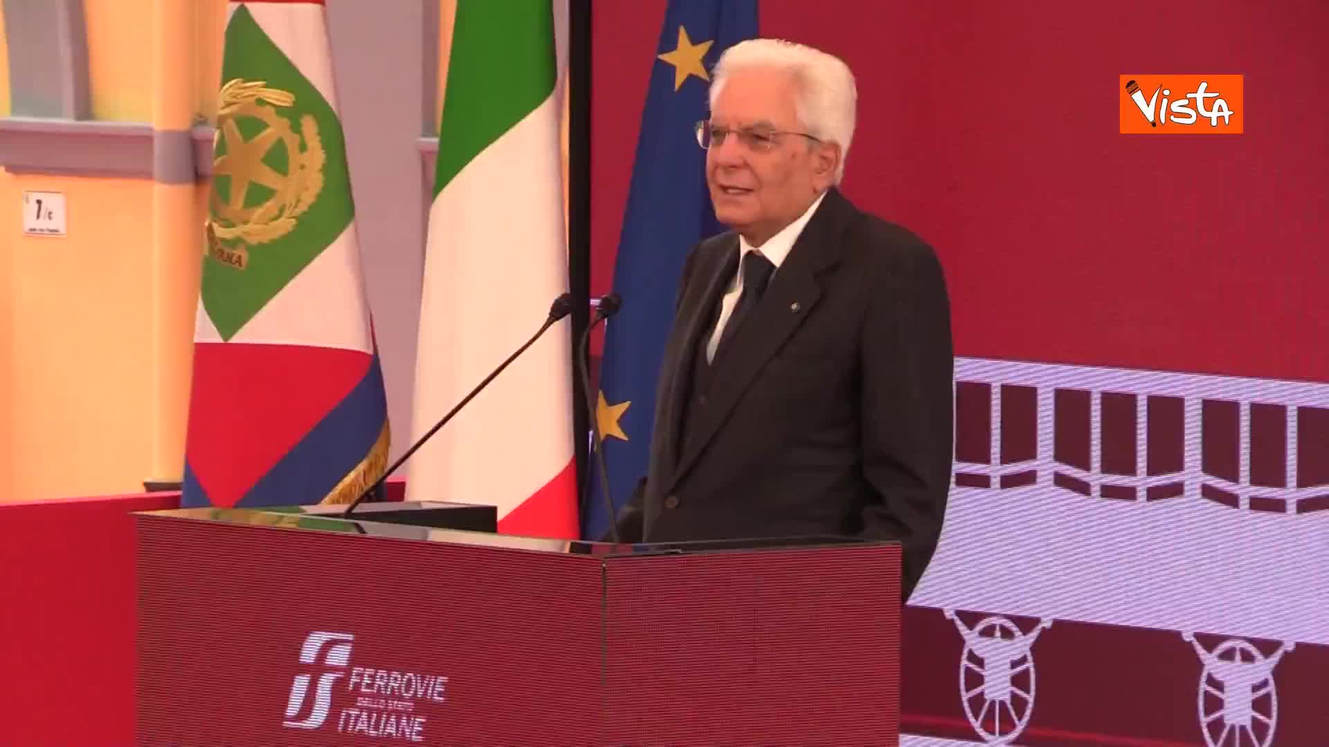 Mattarella: “I ferrovieri contribuiscono allo sviluppo del nostro Paese”