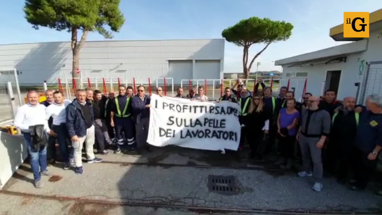 Protesta Opel Fiumicino
